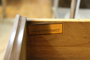 Mastercraft Mid-Century Modern Amboyna Burl Wood Dresser Cabinet (6720020611229)