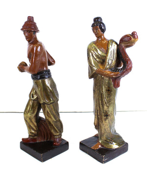 Kupur Art Deco Japonesque Copper-Clad Terracotta Sculptures (6720033030301)