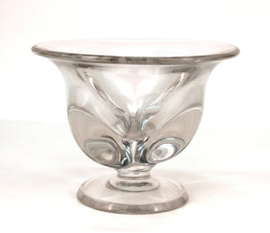 Steuben-Manner Art Glass Footed Bowl