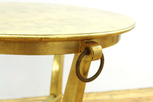 Art Deco Revival Gold Foil Cocktail Table (6720021823645)