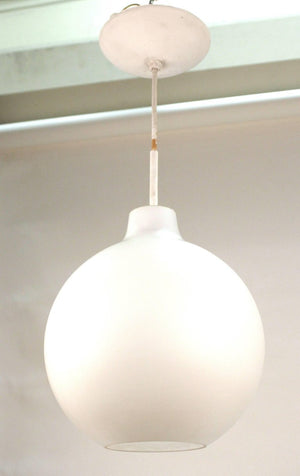 Frosted Glass Pendant Attributed to Attributed to Stilux  (6719816827037)