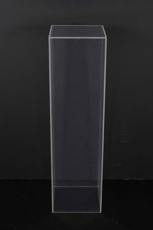 20th Century Modern Pedestal in Clear Plexiglass (6719587188893)