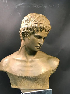 Italian Terracotta Bust of a Roman Youth (6719807881373)