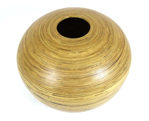 Modern Vase in Spun Bamboo (6720029065373)