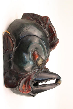 Japanese Carved Wood Mask of Tengu (6719904284829)