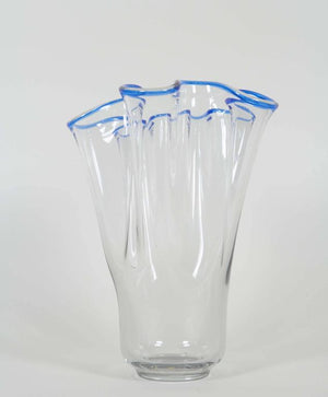 Glass Handkerchief Vase (6719597609117)