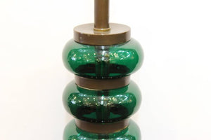 Table Lamp in Green Glass (6719741952157)