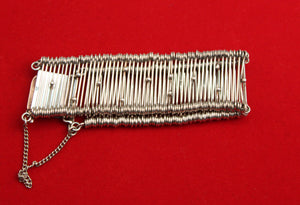 Modernist Sterling Silver Bracelet In Style Of Jill Platner (6719938723997)