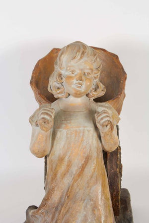Austrian Early 20th Century Terracotta Sculptural Planter (6719578603677)