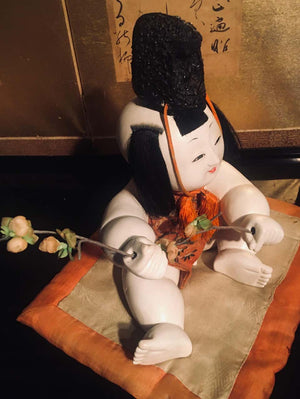 Japanese Edo Gosho Ningyo Holding Cherry Blossoms (6720004882589)