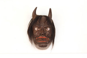 Japanese Edo Period Ike Mask 'Devil Face' (6719812534429)