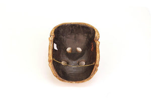 Japanese Edo Period Kyogen Mask of a Nio Guardian (6719814008989)