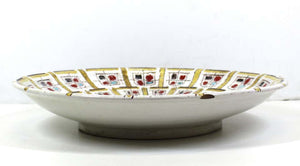 Italian Mid-Century Modern Painted and Gilt Ceramic Charger (6719991251101)