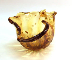 Italian Modern Murano Art Glass Conch Shell side2  (6719956582557)