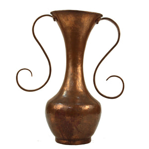 Italian Modernist Hammered Copper Vase (6719761318045)