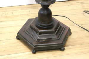 Italian Renaissance Revival Lantern Floor Lamp in Cast Bronze and Repousse Brass (6720015990941)