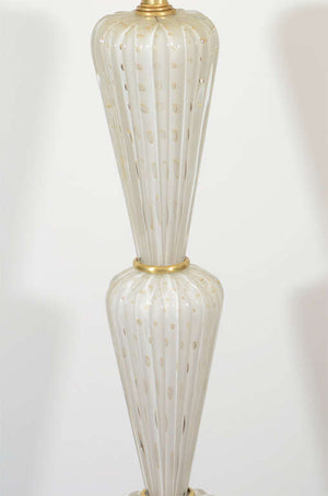 Seguso Italian Mid-Century Modern Murano Glass Floor Lamp (6719989579933)