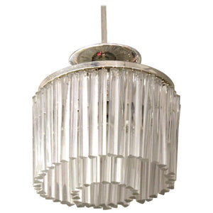 Italian Venini Style Mid-Century Modern Diminutive Pendant Light (6719950192797)