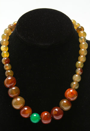 Jade & Hardstone Beads Necklace (6719936102557)