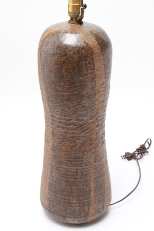 Karen Karnes Stoneware Art Pottery Table Lamp (7228410167453)