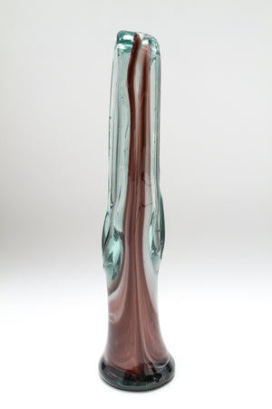 Modern Studio Art Glass Basket-Form Vase (6719973621917)