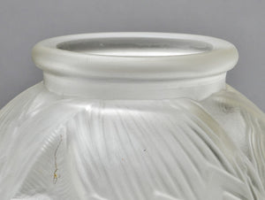 Lalique Art Deco Frosted Art Glass Vase (6719972049053)