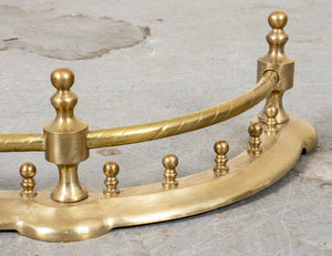 Brass Fender With Sha[ed Twisted Rail Motif (7489476788381)