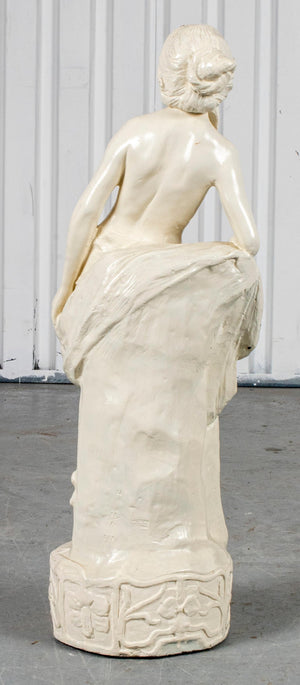 Art Nouveau Style Figure of a Maiden Statue (7004149809309)