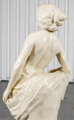 Art Nouveau Style Figure of a Maiden Statue (7004149809309)