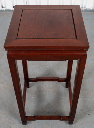 Chinese Hardwood Side Table (7231984271517)