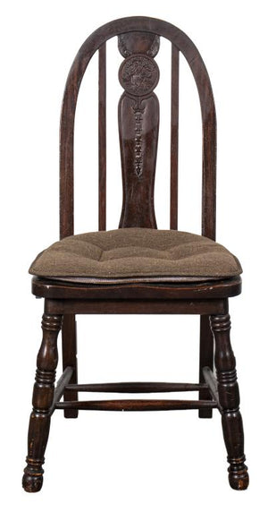 Chinese Export Carved Hardwood Side Chair (7426045509789)