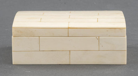 Mid-Century Bone Tessellated Trinket Box