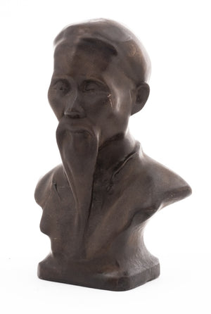 Ceramic Bust of  Ho Chi Minh (8225466515763)