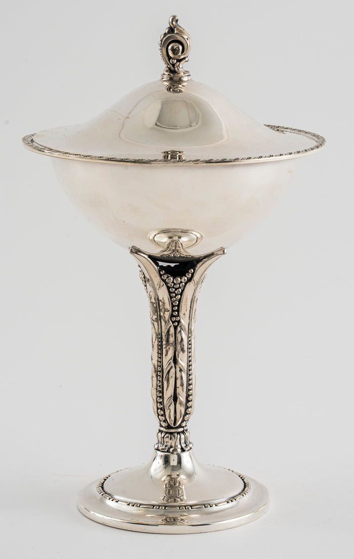 Wallace Silver-Plate Raised Compote Dish w/ Lid