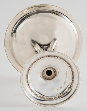 Wallace Silver-Plate Raised Compote Dish w/ Lid (7267175334045)