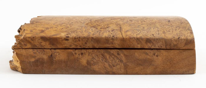 Burl Wood Box from the Estate of a Prominent Chinese Musician