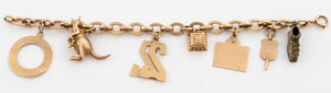 Vintage 14K Yellow Gold Charm Bracelet (7278085177501)