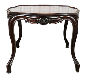 Baroque Revival Wood Side Table (7196492693661)