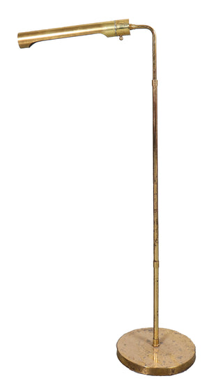 Modern Brass Floor Reading Lamp (7196524052637)