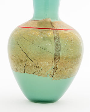 Signed Studio Paran Modernist Art Glass Vase (7267259383965)