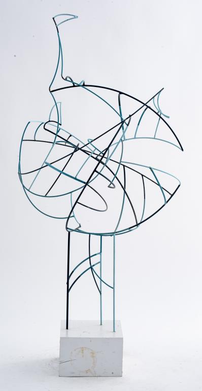 Wire Sculpture Inspired by Calder Puts Contemporary Spin on Wire Art