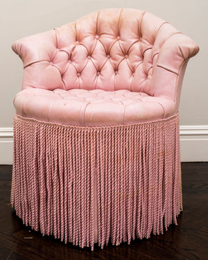 Pink Upholstered Maquilleuse Boudoir Chair (7226710753437)