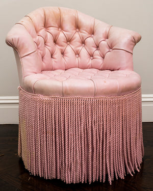 Pink Upholstered Maquilleuse Boudoir Chair (7226710753437)