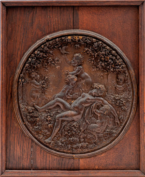 Italian Renaissance Manner Carved Medallion (7344821338269)