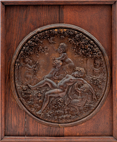 Italian Renaissance Manner Carved Medallion