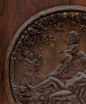 Italian Renaissance Manner Carved Medallion (7344821338269)