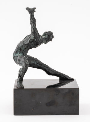 Maher Dancing Nude Bronze Sculpture, Signed (7321539444893)