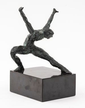 Maher Dancing Nude Bronze Sculpture, Signed (7321539444893)