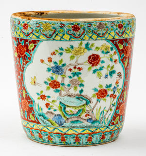 Chinese Rose Medallion Jardiniere (7357095313565)