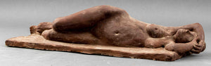 Illegibly Signed Terracotta Sculpture of a Nude (7371388190877)